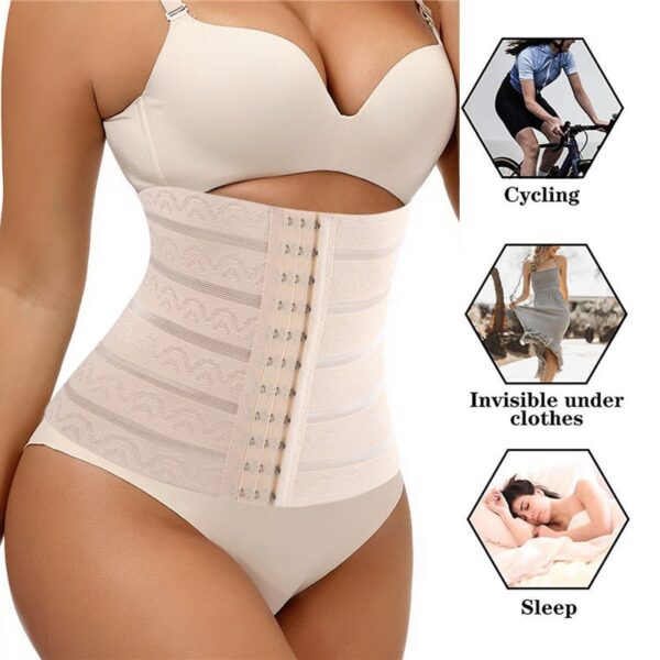 Faixa para Cintura, excelente para trainar e emagrecedora, suporte para pós-parto, cintura abdominal, modela o corpo com cinto envoltório, longo para controle de barriga eCintura.