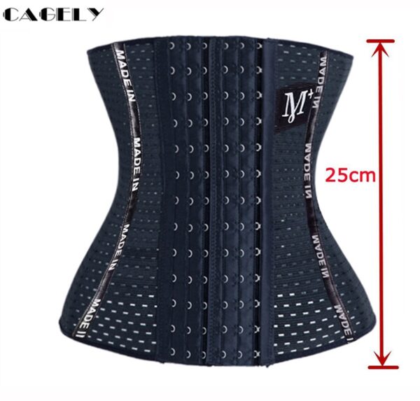 Faixa para Cintura, excelente para trainar e emagrecedora, suporte para pós-parto, cintura abdominal, modela o corpo com cinto envoltório, longo para controle de barriga eCintura. - Image 6