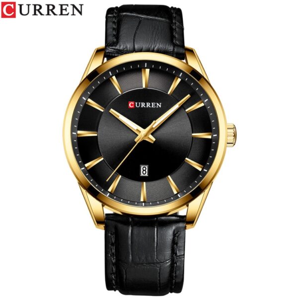 CURREN Novos Relógios de Quartzo para Homens com Pulseira de Couro Relógios de Pulso Masculinos Marcas de Luxo de Negócios. - Image 6