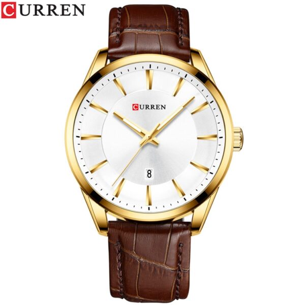 CURREN Novos Relógios de Quartzo para Homens com Pulseira de Couro Relógios de Pulso Masculinos Marcas de Luxo de Negócios. - Image 12