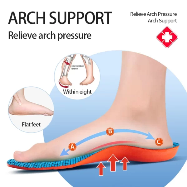 Novas palmilhas elásticas esportivas para calçados, tecnologia de sola, palmilhas de corrida respiráveis ​​com absorção de choque para pés, palmilhas ortopédicas. - Image 6